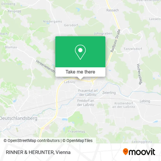 RINNER & HERUNTER map