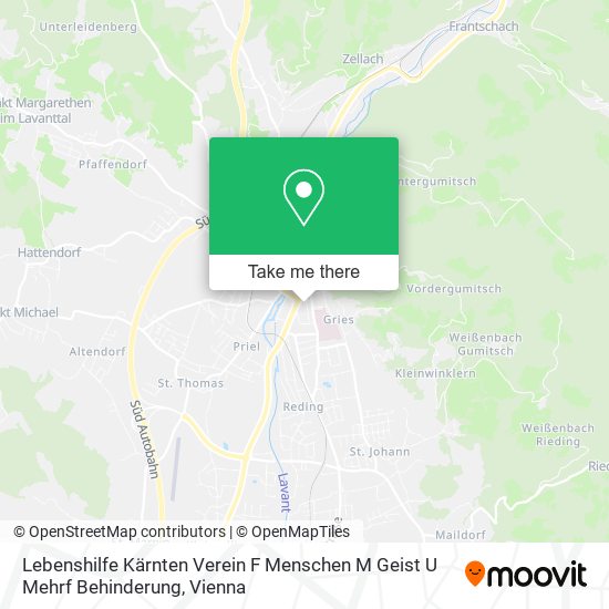 Lebenshilfe Kärnten Verein F Menschen M Geist U Mehrf Behinderung map