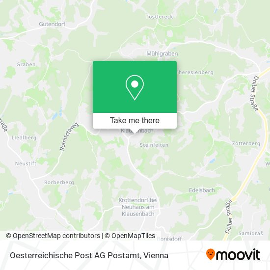 Oesterreichische Post AG Postamt map