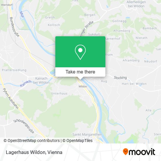 Lagerhaus Wildon map