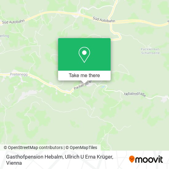 Gasthofpension Hebalm, Ullrich U Erna Krüger map