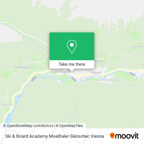 Ski & Board Academy Moelltaler Gletscher map