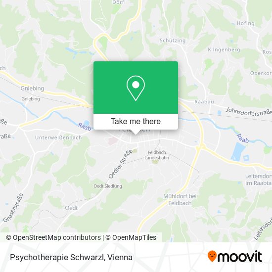 Psychotherapie Schwarzl map