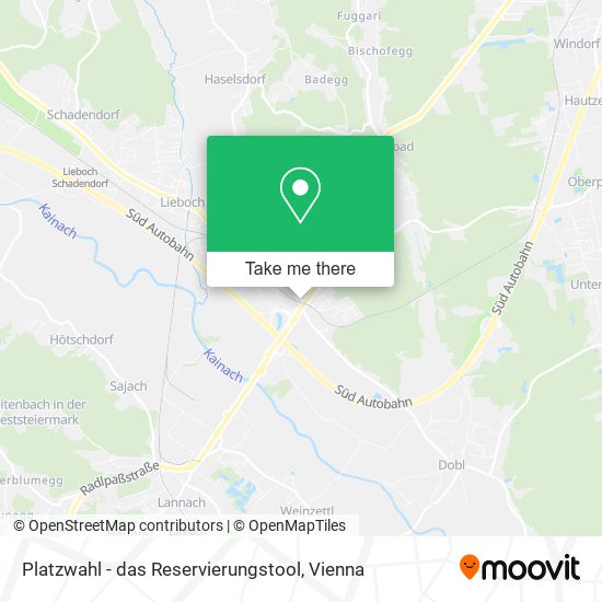 Platzwahl - das Reservierungstool map