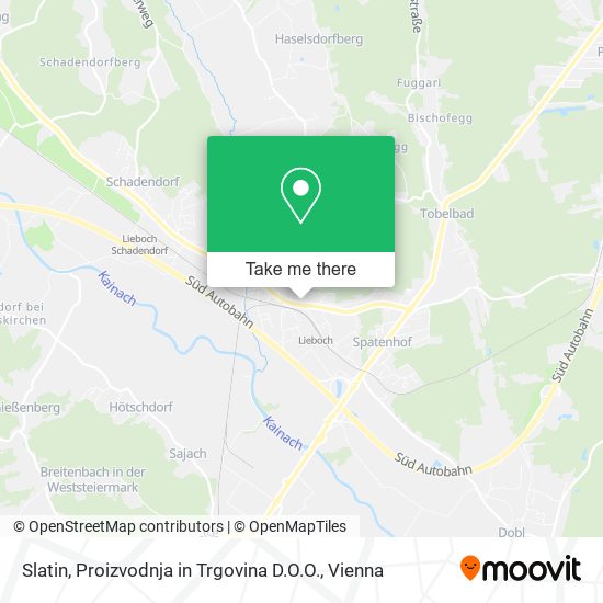 Slatin, Proizvodnja in Trgovina D.O.O. map