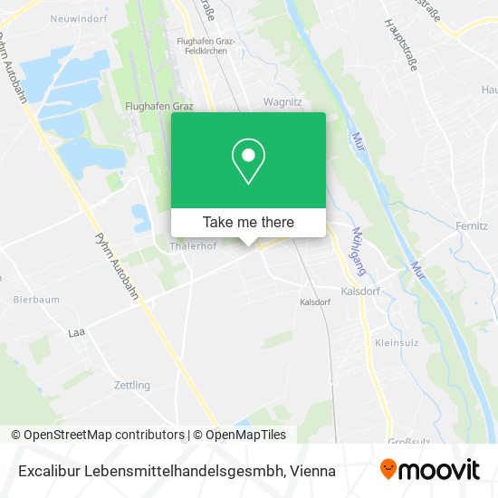Excalibur Lebensmittelhandelsgesmbh map