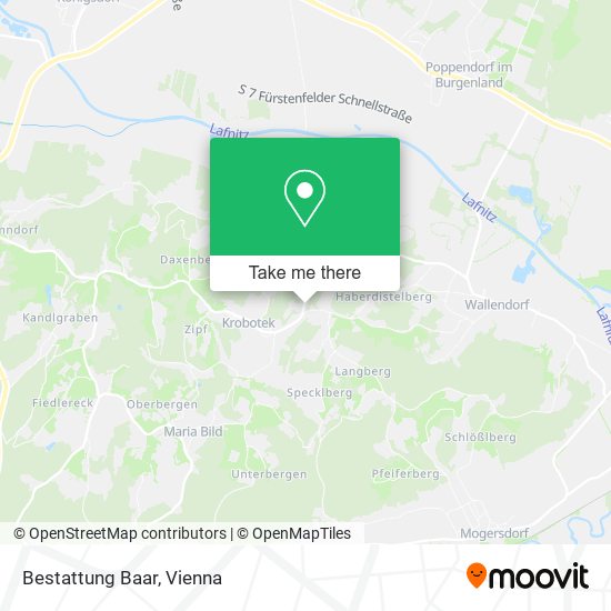 Bestattung Baar map