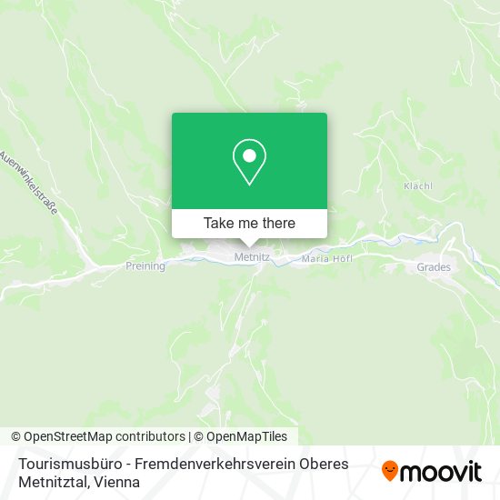 Tourismusbüro - Fremdenverkehrsverein Oberes Metnitztal map