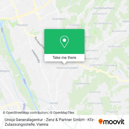 Uniqa Generalagentur - Zenz & Partner GmbH - Kfz-Zulassungsstelle map