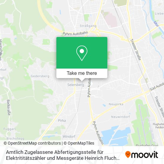 Amtlich Zugelassene Abfertigungsstelle für Elektrititätszähler und Messgeräte Heinrich Fluch Gese map