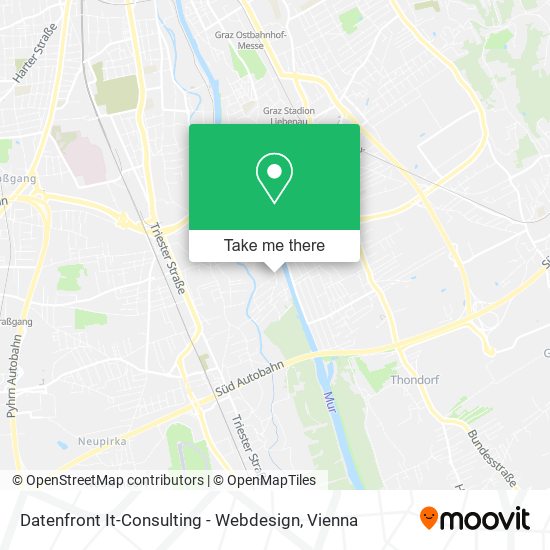 Datenfront It-Consulting - Webdesign map