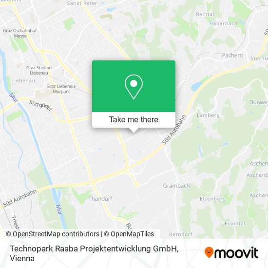 Technopark Raaba Projektentwicklung GmbH map