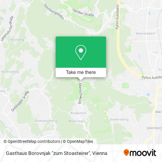 Gasthaus Borovnjak "zum Stoasteirer" map