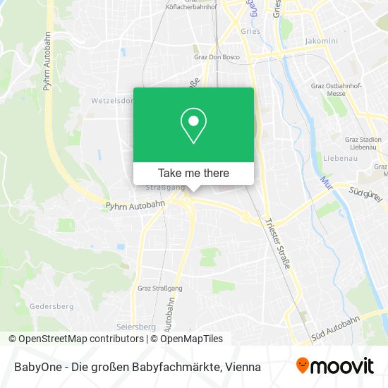 BabyOne - Die großen Babyfachmärkte map