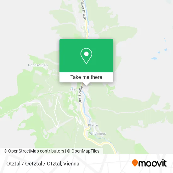 Ötztal / Oetztal / Otztal map