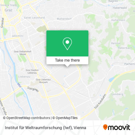 Institut für Weltraumforschung (Iwf) map
