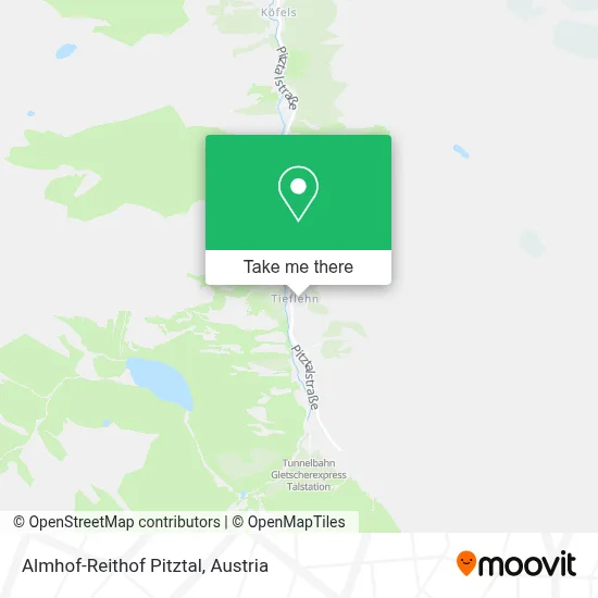 Almhof-Reithof Pitztal map