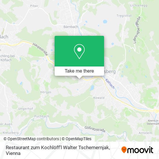 Restaurant zum Kochlöff'l Walter Tschemernjak map