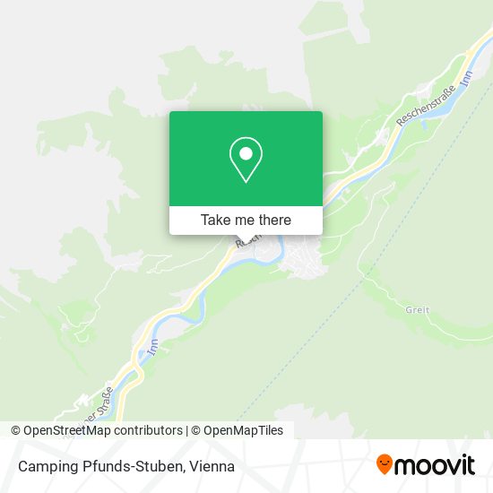 Camping Pfunds-Stuben map