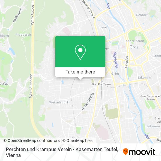 Perchten und Krampus Verein - Kasematten Teufel map