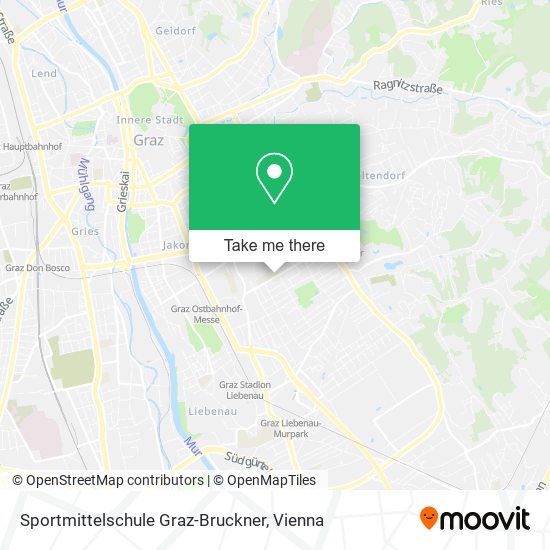 Sportmittelschule Graz-Bruckner map