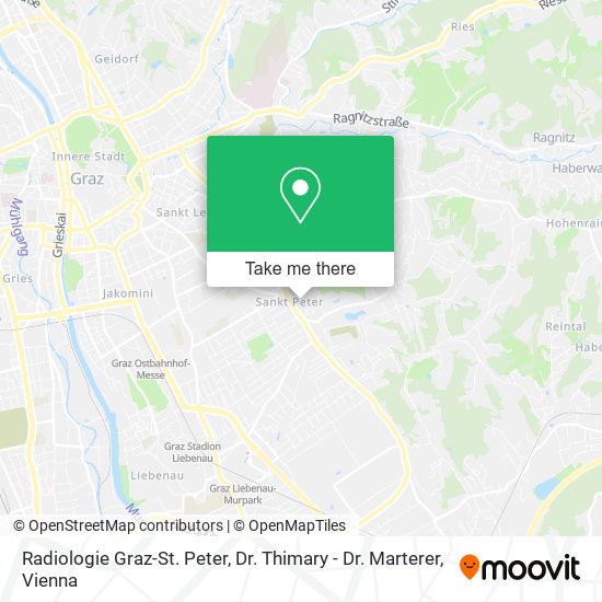 Radiologie Graz-St. Peter, Dr. Thimary - Dr. Marterer map