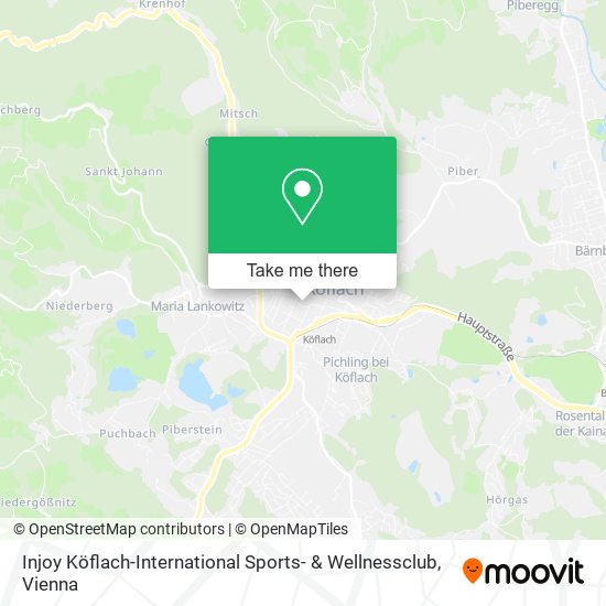 Injoy Köflach-International Sports- & Wellnessclub map