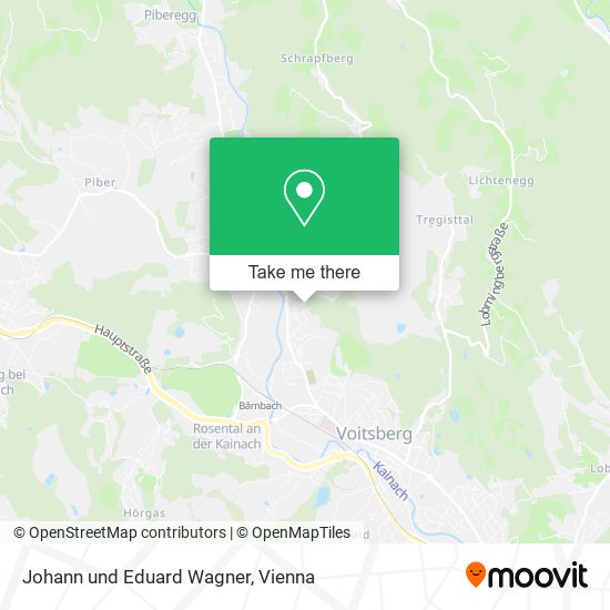 Johann und Eduard Wagner map