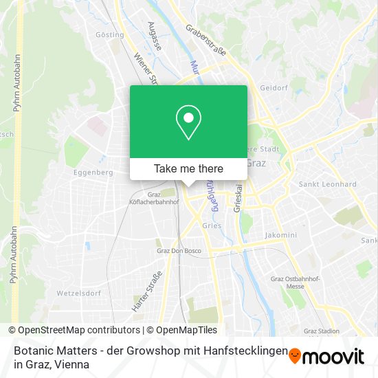 Botanic Matters - der Growshop mit Hanfstecklingen in Graz map