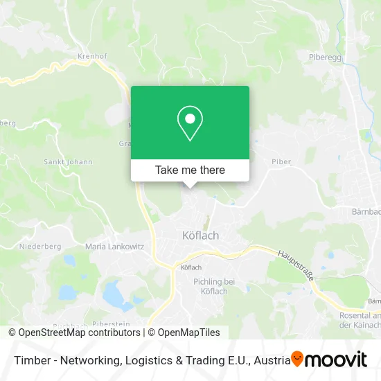 Timber - Networking, Logistics & Trading E.U. map