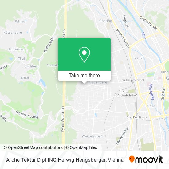 Arche-Tektur Dipl-ING Herwig Hengsberger map