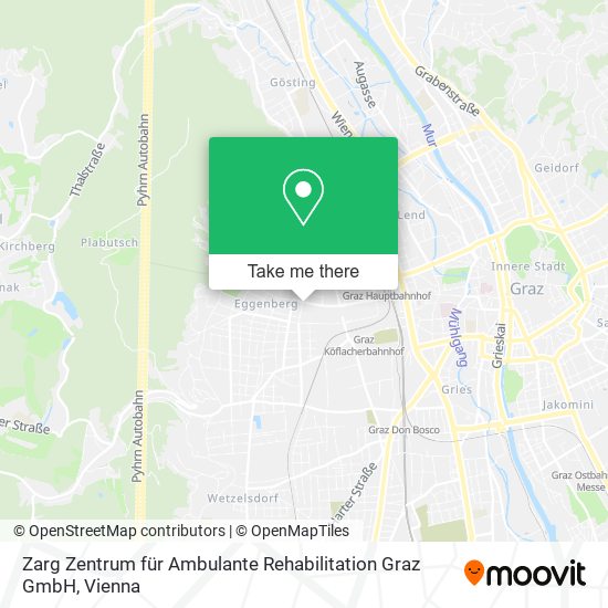 Zarg Zentrum für Ambulante Rehabilitation Graz GmbH map