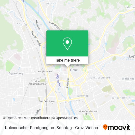 Kulinarischer Rundgang am Sonntag - Graz map