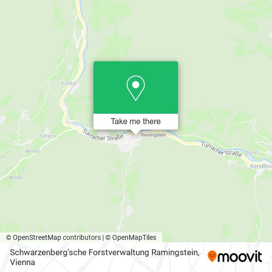Schwarzenberg'sche Forstverwaltung Ramingstein map