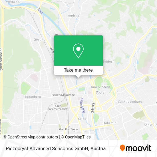 Piezocryst Advanced Sensorics GmbH map