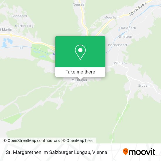 St. Margarethen im Salzburger Lungau map