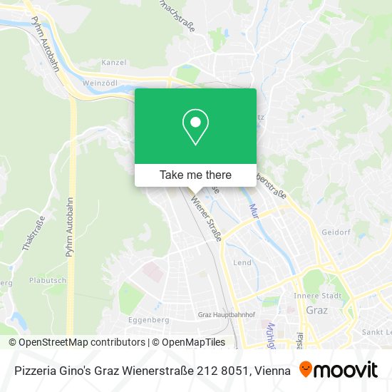 Pizzeria Gino's Graz Wienerstraße 212 8051 map
