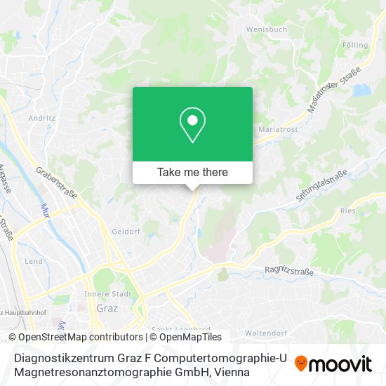 Diagnostikzentrum Graz F Computertomographie-U Magnetresonanztomographie GmbH map