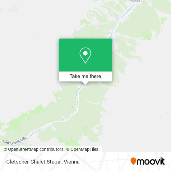 Gletscher-Chalet Stubai map