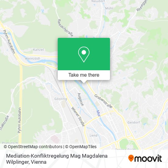 Mediation-Konfliktregelung Mag Magdalena Wilplinger map