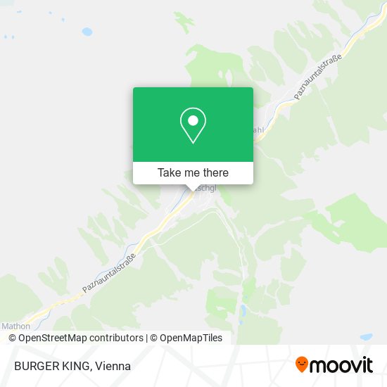 BURGER KING map