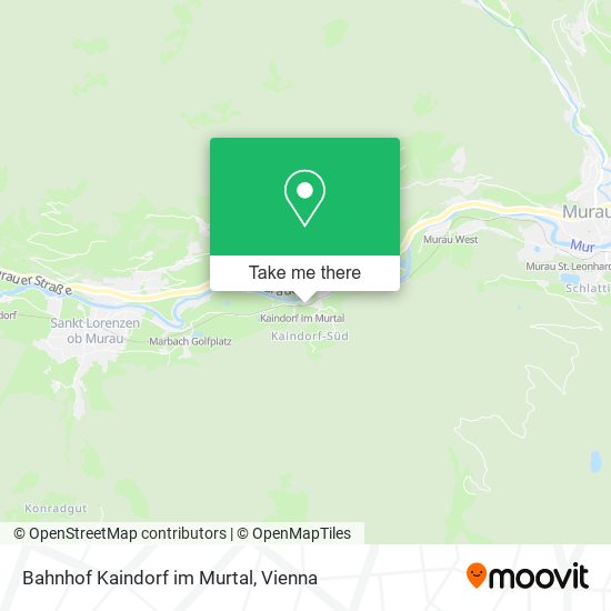 Bahnhof Kaindorf im Murtal map