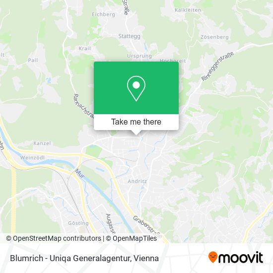 Blumrich - Uniqa Generalagentur map
