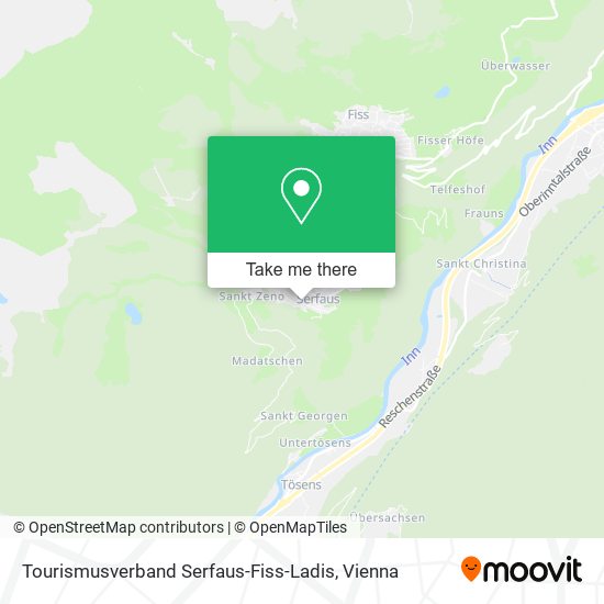Tourismusverband Serfaus-Fiss-Ladis map