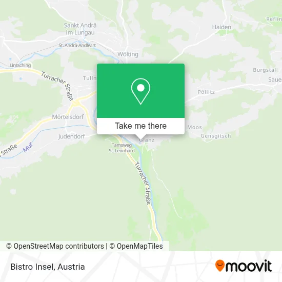 Bistro Insel map