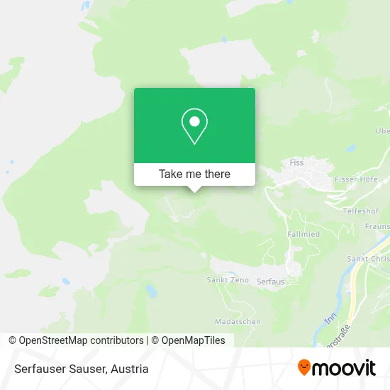 Serfauser Sauser map