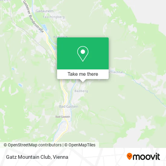 Gatz Mountain Club map