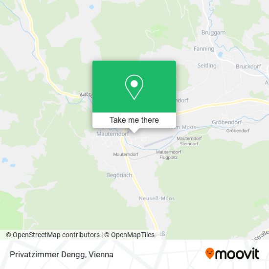 Privatzimmer Dengg map