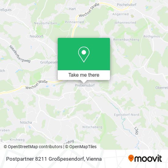 Postpartner 8211 Großpesendorf map