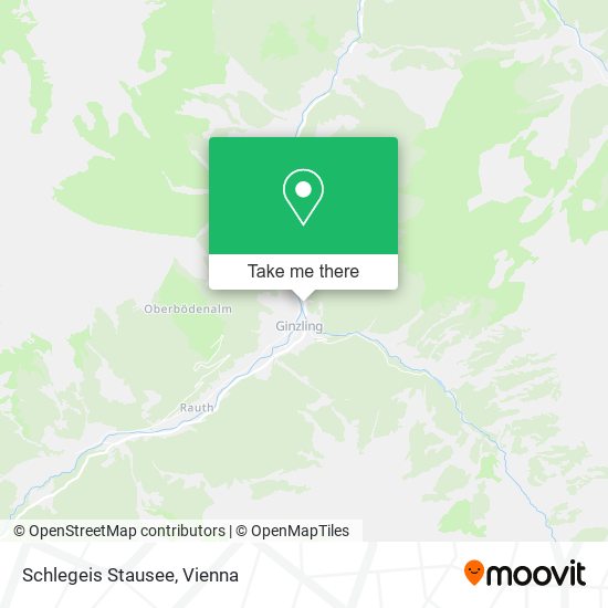 Schlegeis Stausee map